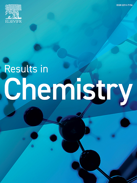 Go to journal home page - Results in Chemistry